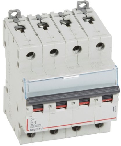 Выключатель автоматический Legrand DX3-E 6000 4п 3А B 10кА картинка